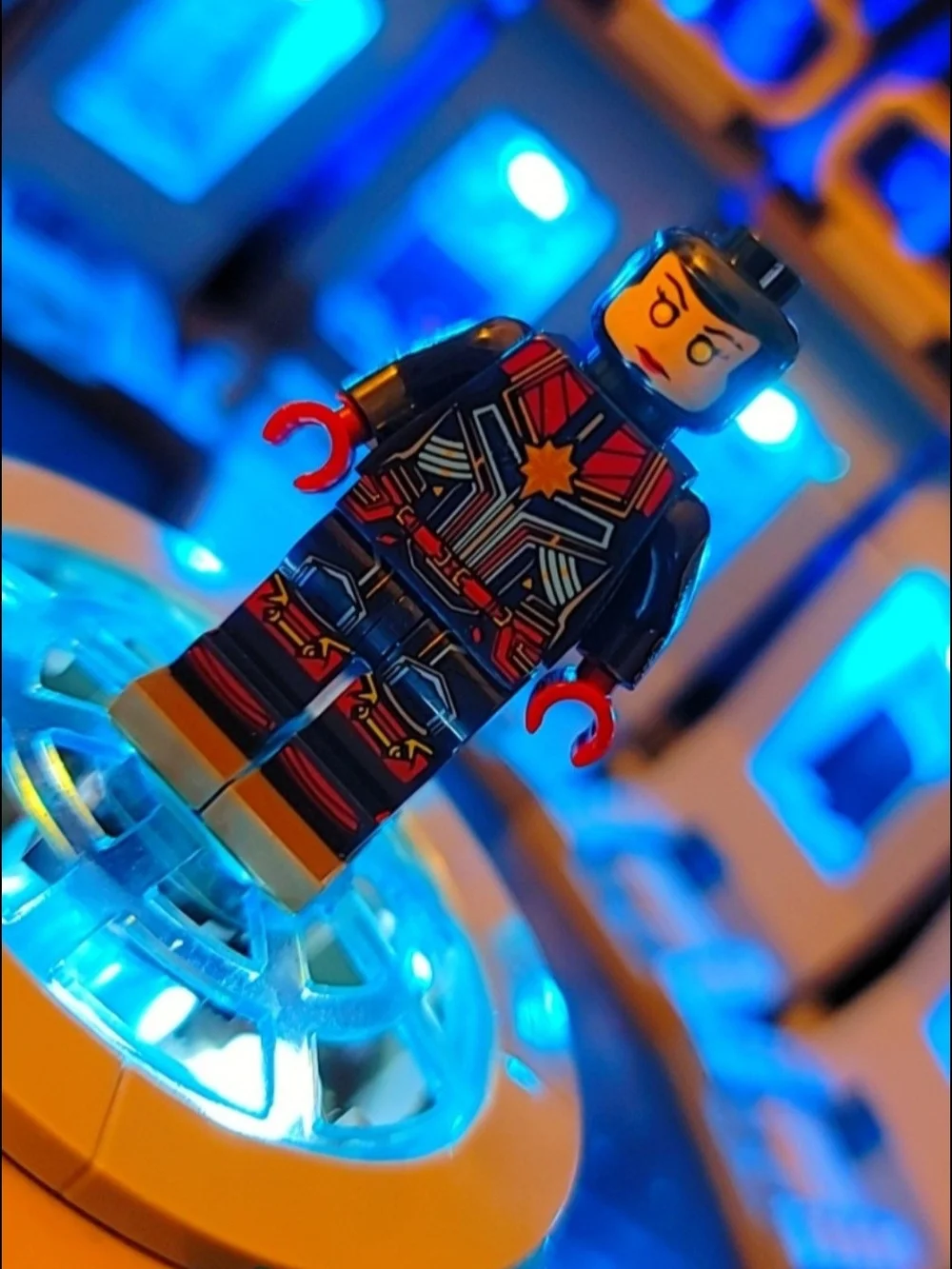 Captain Marvel Minifigure Lego Compatible